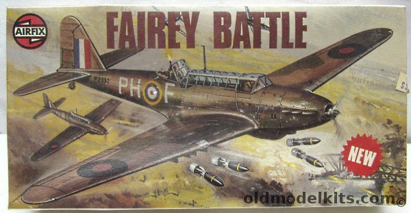 Airfix 1/72 Fairey Battle - RAF or Belgian Air Force, 03032-6 plastic model kit